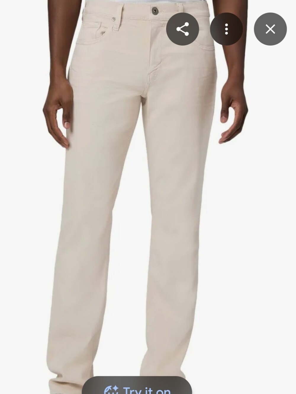 PAIGE Normandie Tan Jeans - Mens Size 32"